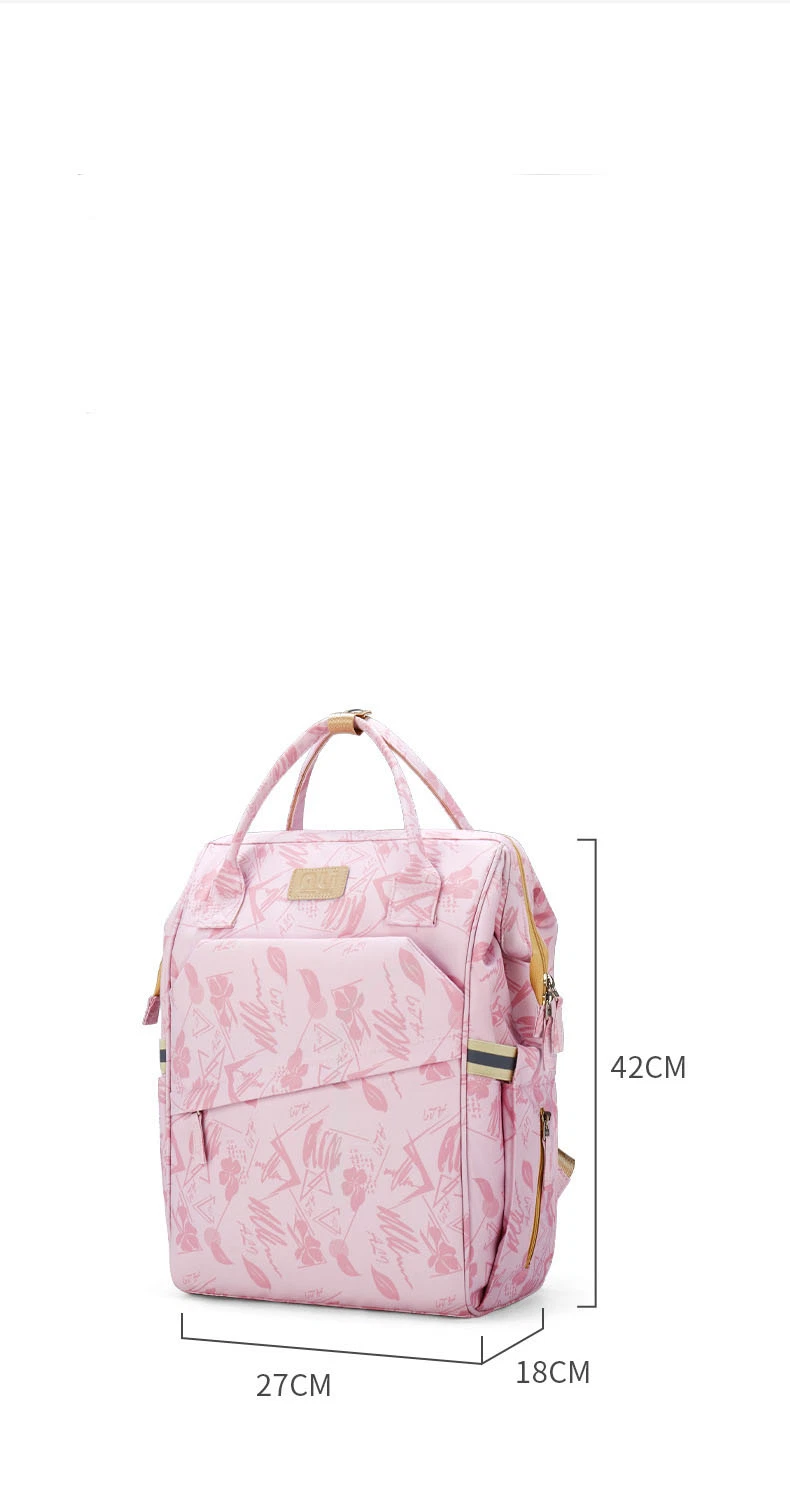 Portable Backpack Stylish Custom Mommy Bag Nappy Bag