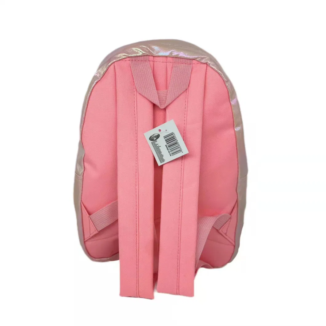 Unique Design Glitter Unicorn Pink Backpacks Leisure School Bags for Girls