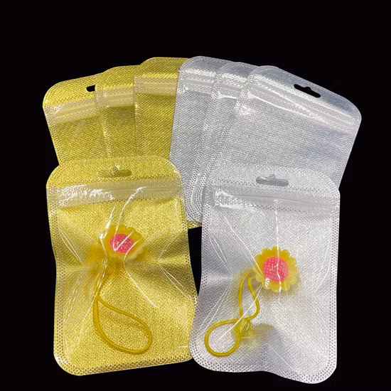 Customized Frosted EVA Plastic Ziplock Jewelry Garment Cosmetics Packaging Bag