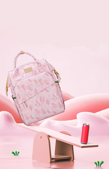 Portable Backpack Stylish Custom Mommy Bag Nappy Bag