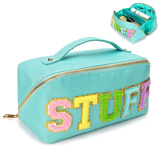 Wholesale Cosmetic Bag Fashion Nylon Hand Letter Makeup Bag Large Capacity Storage Bag