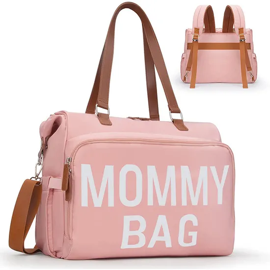 Portable Custom Baby Essentials Diaper Caddy Organizer Mommy Duffle Tote Nappy Bag Baby Diaper Bags