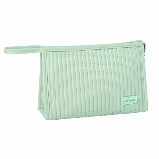 Personalized Small Makeup Bag PU Travel Cosmetic Pouch Portable Washing Cosmetic Bag