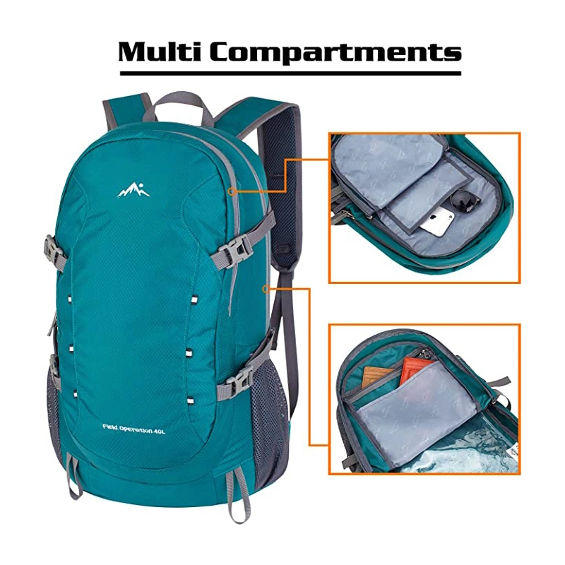 Outdoor 40L Lightweight Packable Waterproof Travel Hiking Daypack Foldable Backpack
