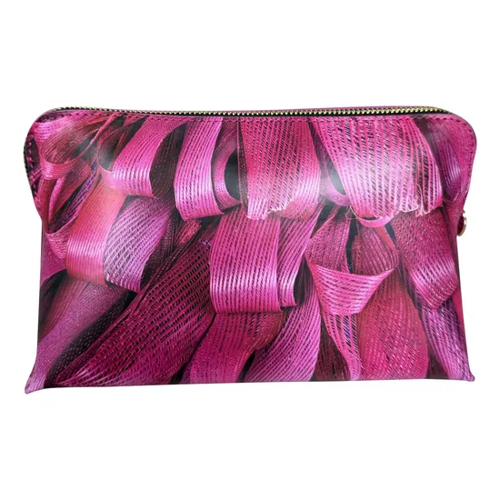 High Quality PU Cosmetic Bag with Full Screen Digital Printing Premium Handbag 