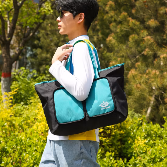 Waterproof Canvas Weekender Overnight Travel Gym Carry
