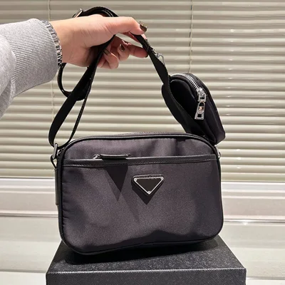 Fashion Men′s Waterproof Nylon Camera Bags Wholesale Designer Tote Handbags Replicas Luxury Brand Women Crossbody Shoulder Bag