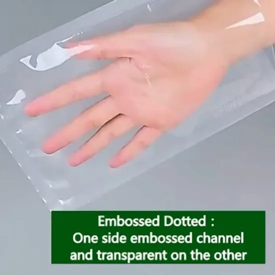Vacuum Packing Seal Bag Meat Processed Frozen Nylon Textured LDPE Packaging Sealed Storage Embossed Vacuum Sealer Bags for Food 