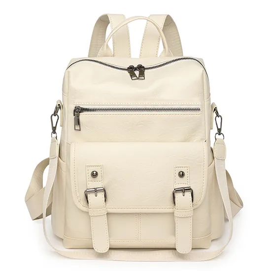 Custom Hot Saling Classic Female Business Large Capacity Simple Backpack Bookbags School Bags 