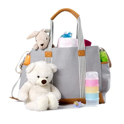 Fashion Women Design Wide Open Insulated Milk Bottle Maternity Cooler Fashion Baby Care Diaper Tote Nappy Mommy Bag