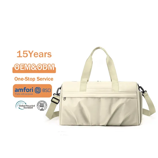 Travel Beach Gym Tote Bag Large Capacity Nylon Carry on Overnight Bag Weekender Travel Duffel Bag 
