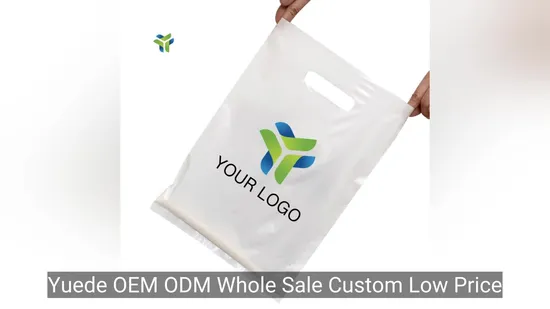 Clothes Cosmetic Printed Shopping Packaging Rose Red Plastic Bags Plastic Die Cut Plastic Shopping Bag 