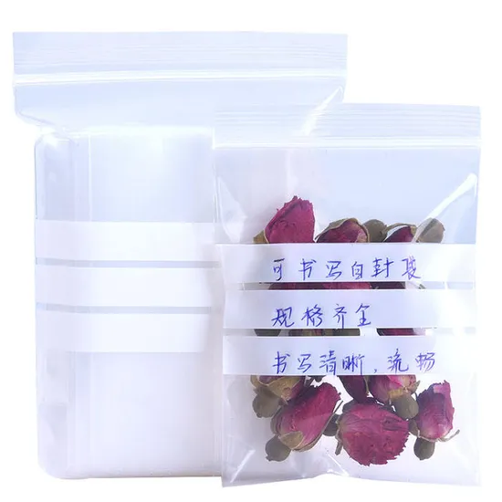 LDPE Double Zipper Color Zipper Heavy Duty Grip Seal Zipper Ziploc Nylon Ziplock Snack Gallon/ Quart /Freezer /Sandwich Bag Food Storage Bag 