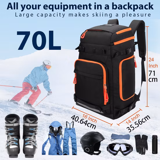 Best Nylon High Quality Hiking Skiing Backpack Outdoor Sports Camping Travel Bag