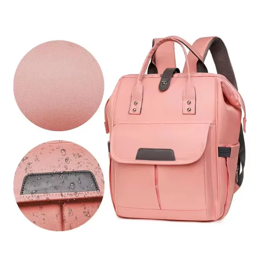 New Mommy Baby Nappy Bag Portable Double Shoulder Large Capacity Bed Backpack Diaper Mommy Bag Handheld Travel Mother Baby Bags 